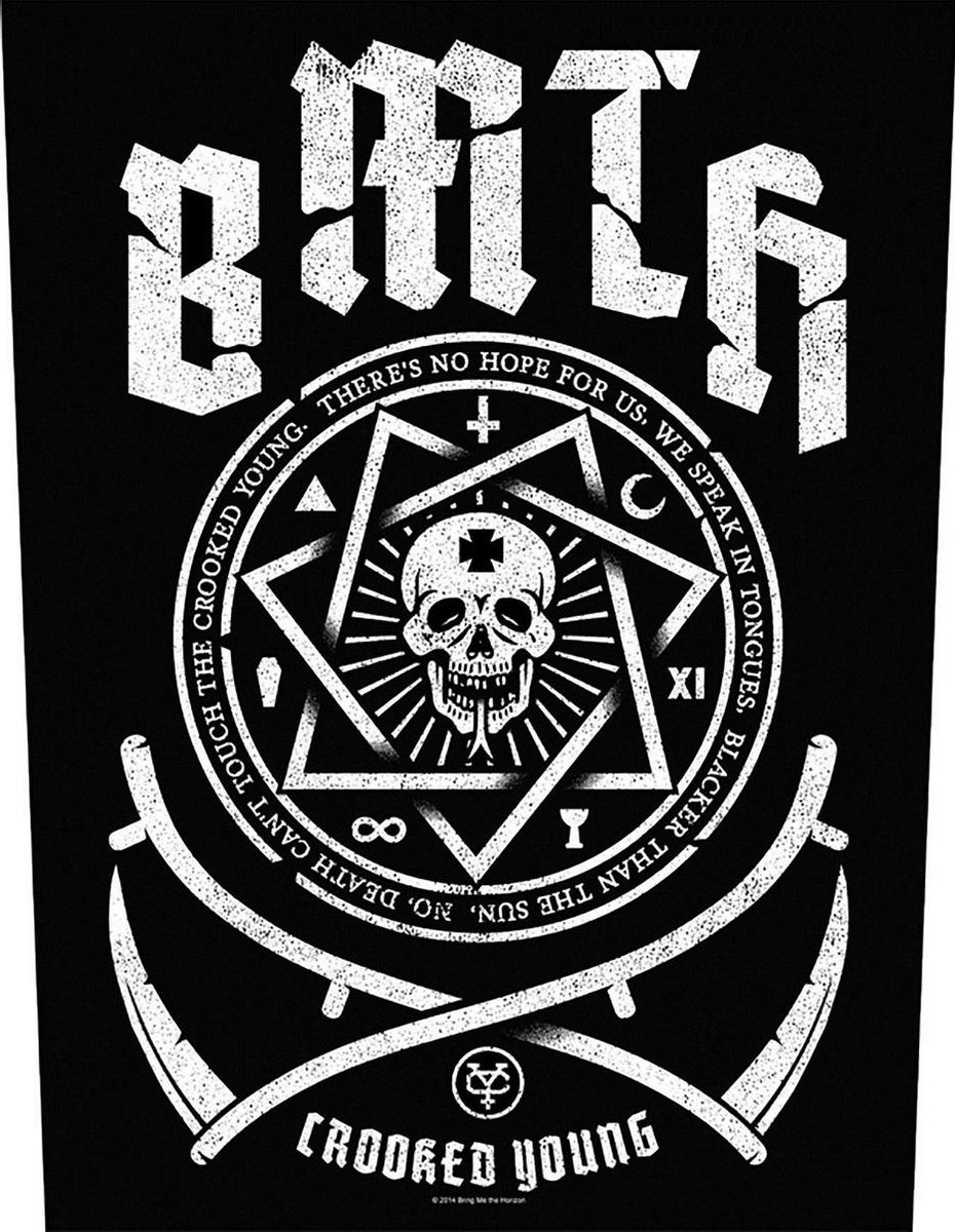 Bring me the Horizon | Crooked Young | Grote rugpatch